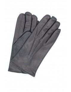 Uomo Classic Nappa leder handschuhe gefütterter Kaschmir Navy