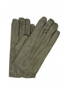 мужчина Classic Nappa leather gloves cashmere lined Military