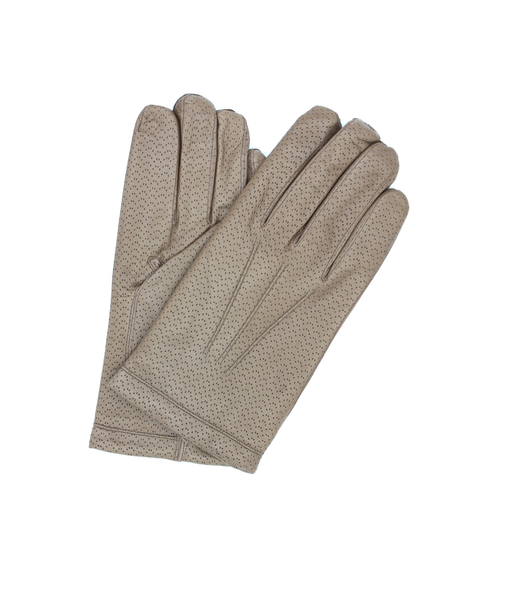 мужчина Easy Going Nappa leather gloves 2bt cashmere lined Mud