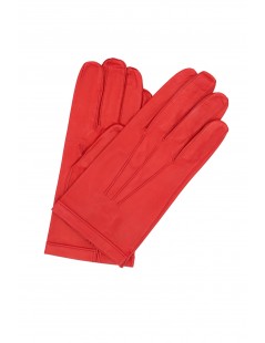 мужчина Classic Nappa leather gloves unlined Red Sermoneta