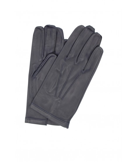 мужчина Classic Nappa leather gloves unlined Navy Sermoneta