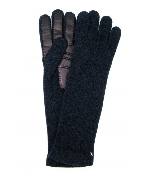 Damen Casual 100% Kaschmir Handschuhe 4BT mit Nappaleder
