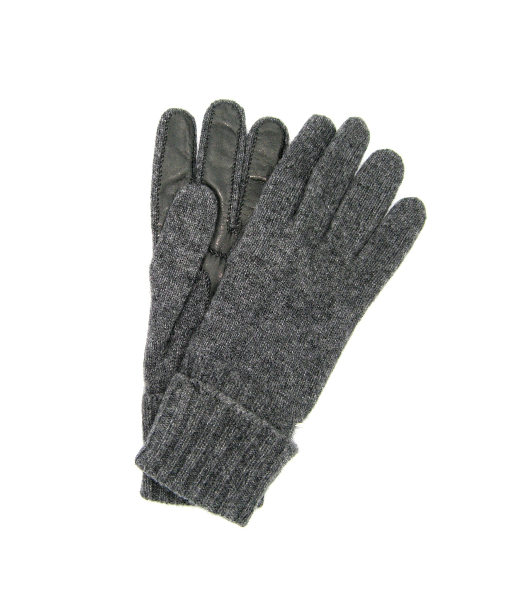 Uomo Casual 100% Kaschmir Handschuhe 2bt mit Nappaleder