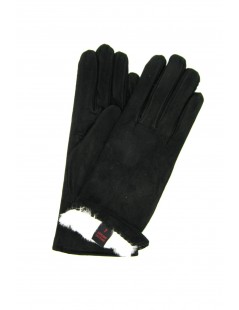 женщина Artik Suede Nappa leather gloves 2bt Rabbit fur lined