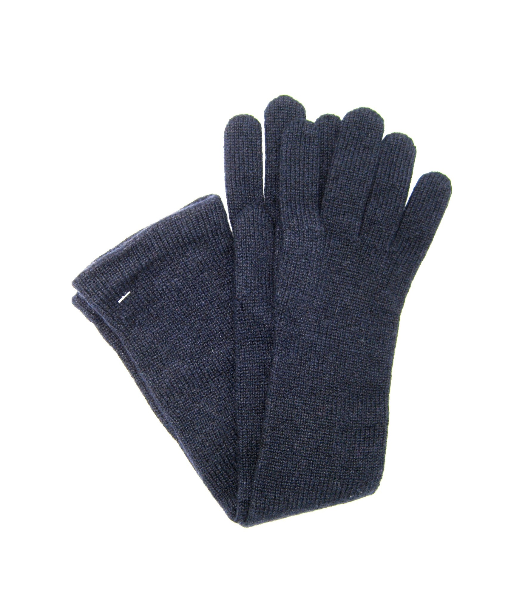 100% Kaschmir Handschuhe 10bt Blau Sermoneta Gloves