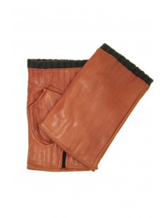 Главная мужчина Half Mitten in Nappa leather cashmere linedTan