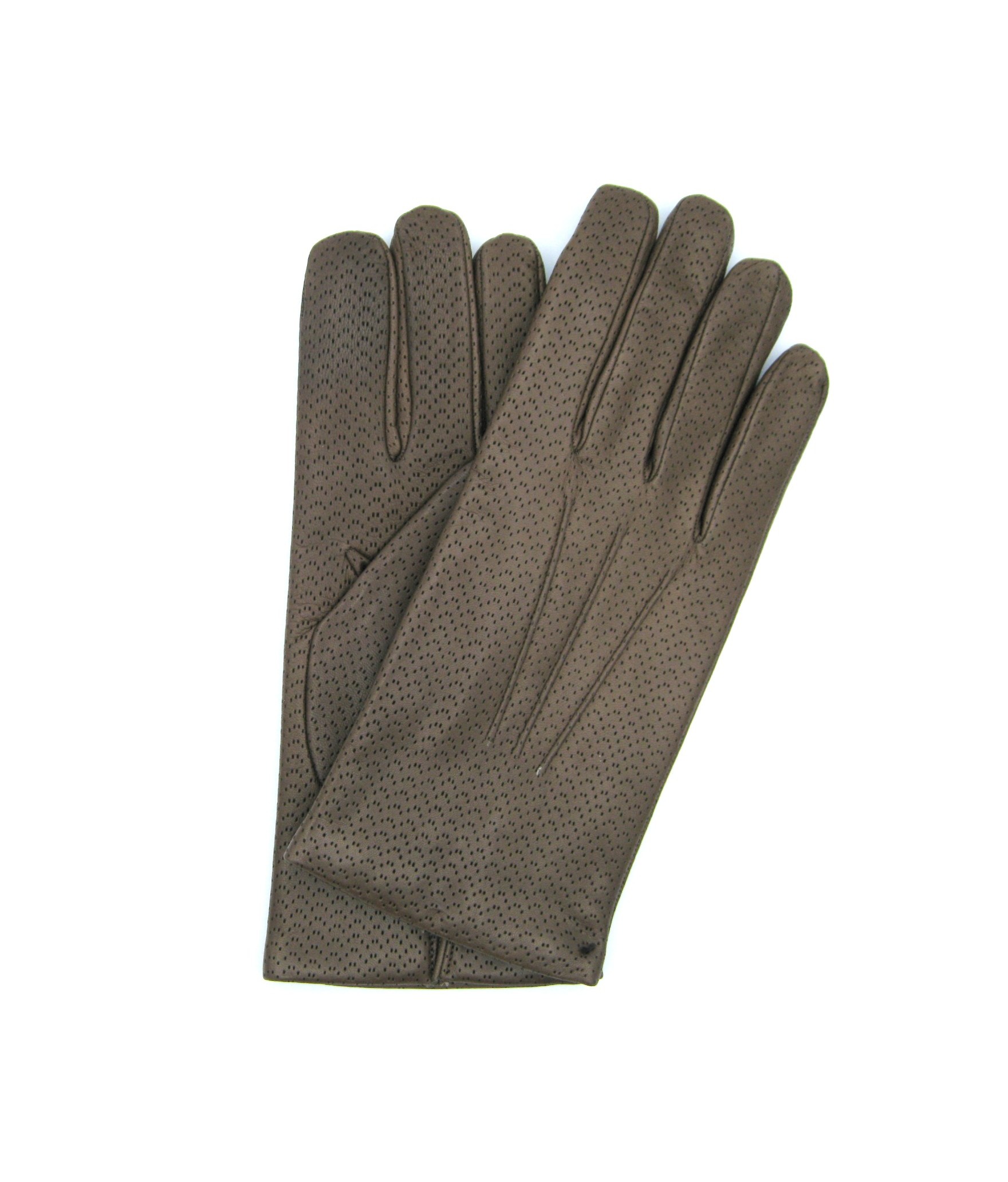 Uomo Easy Going Nappa leather gloves 2bt,cashmere lined Mink