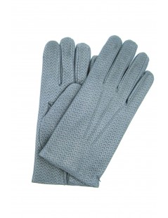Uomo Easy Going Nappa leather gloves 2bt,cashmere lined Grey