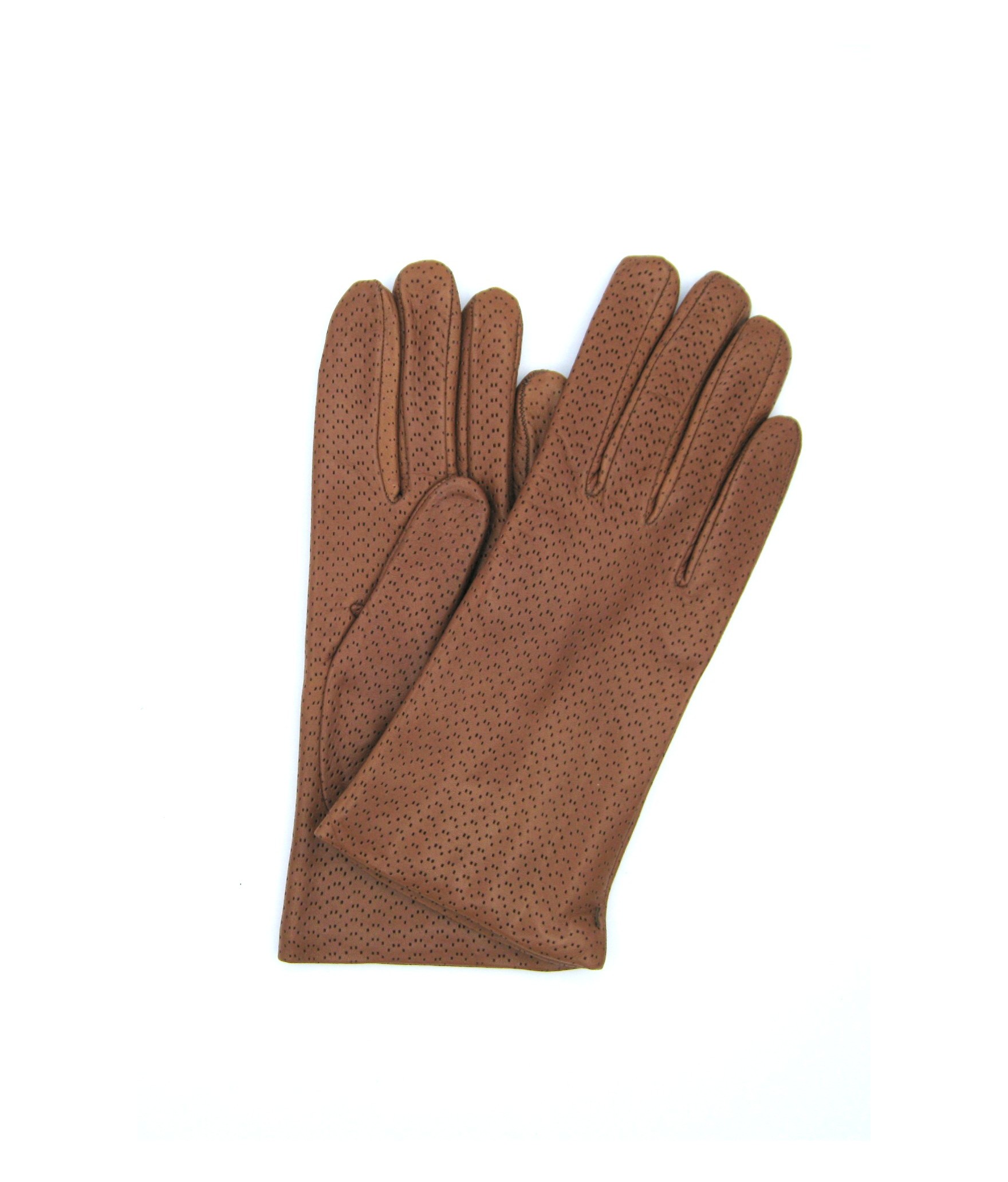 Woman Easy Going Nappa leather gloves 2bt,cashmere lined Tan