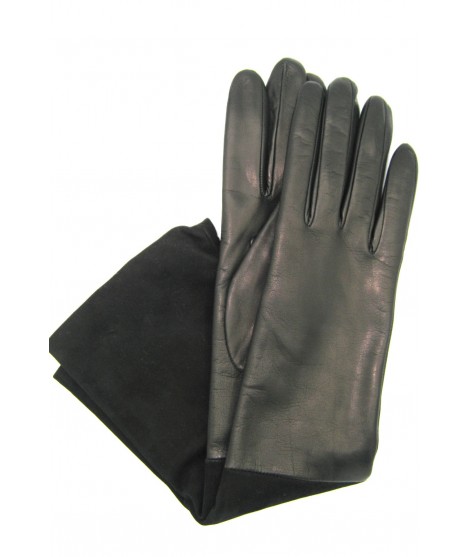 Damen Fashion Handschuhe aus Nappa und Wildleder 8bt kaschmir