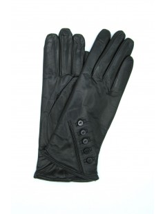 Woman Fashion Nappa leather gloves 2bt cashmere lined with