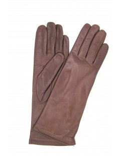 женщина Classic Nappa leather gloves 4bt cashmere lined Cognac