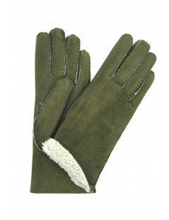женщина Artik Sheepskin gloves with hand stitching Loden