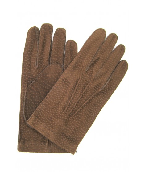 Uomo Classic Ungefütterte Carpincho-leder handschuhe handgenäht