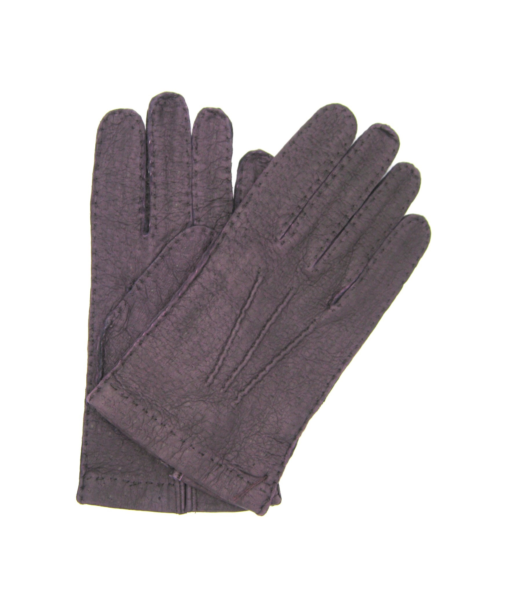 Uomo Classic Ungefütterte Pekari-leder handschuhe handgenäht