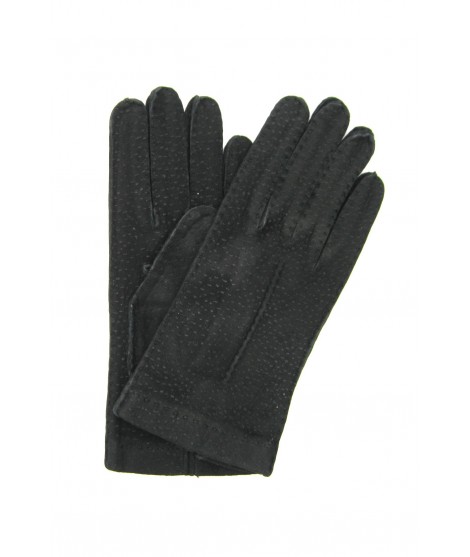 Woman Classic Unlined Carpincho leather gloves, Hand Stitching