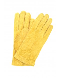женщина Classic Unlined Carpincho leather gloves, Hand