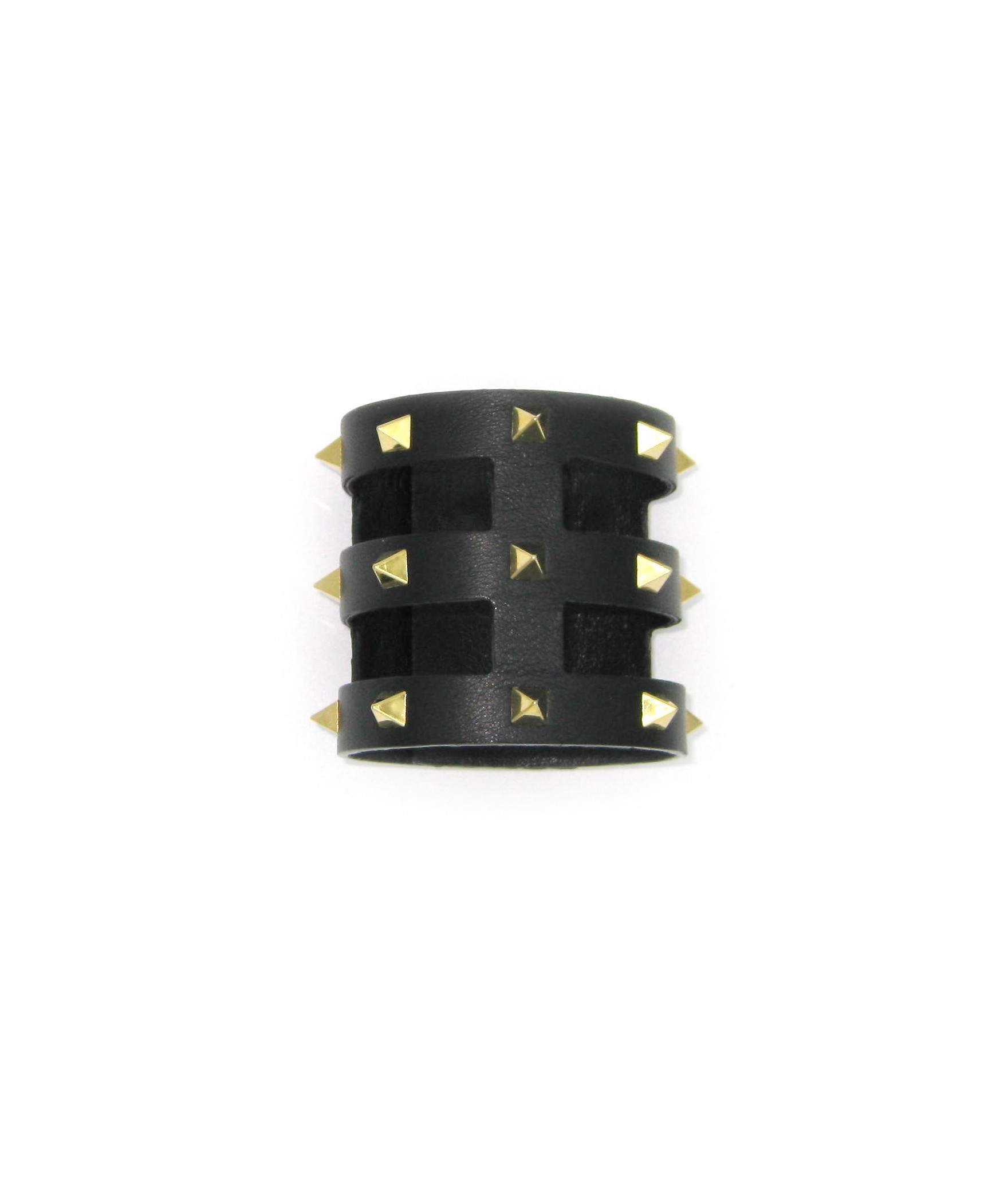 Accessories Woman Bracelet Cage bracelet in Nappa leather with