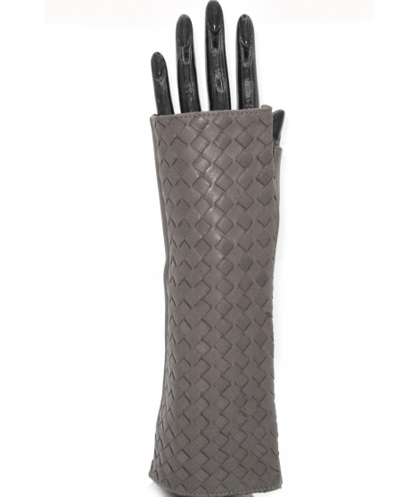 женщина Fashion Nappa glove fingerless 6BT "Criss Cross"