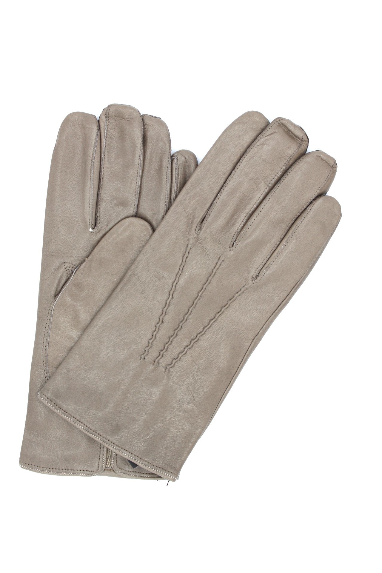 Guanto Nappa foderato cashmere - Fango