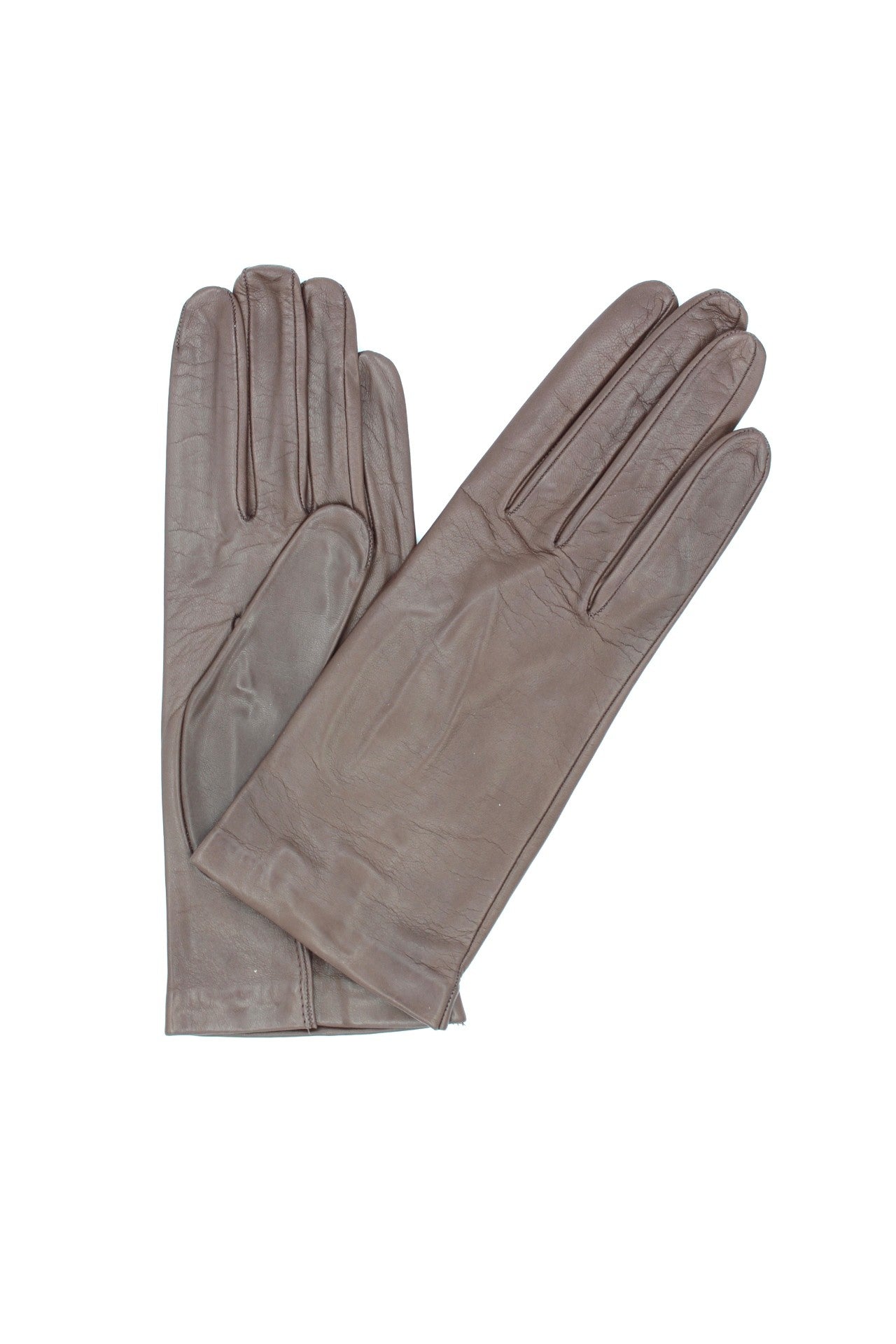 Nappahandschuh mit Seidenfutter - Nerz