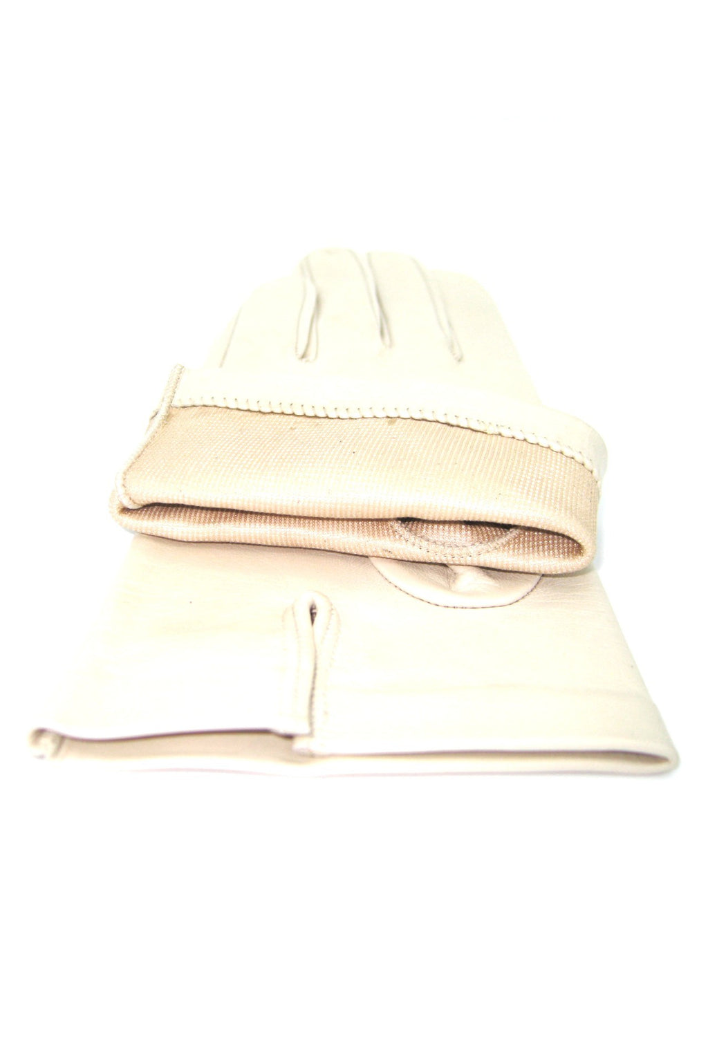 Guanto Nappa fodera seta - Panna