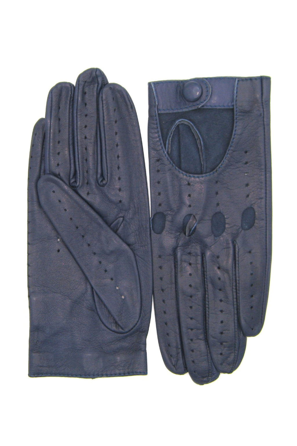 Guanto Guida sfoderato dita intere - Navy