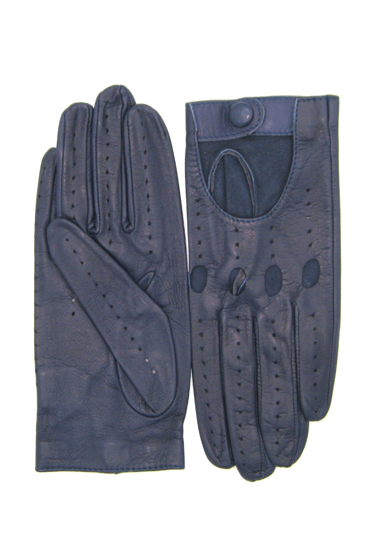 Guanto Guida sfoderato dita intere - Navy