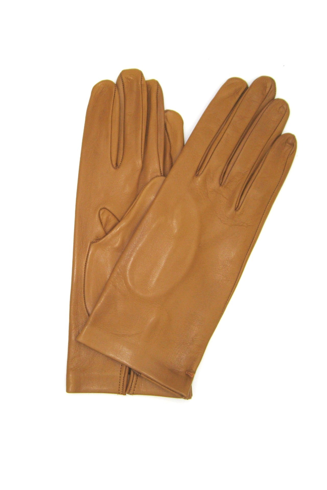 Guanto in nappa sfoderato - Camel