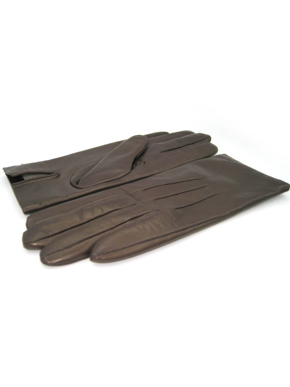 Guanto in Capretto 2bt con 3 cordoni fod. cashmere - T.Moro