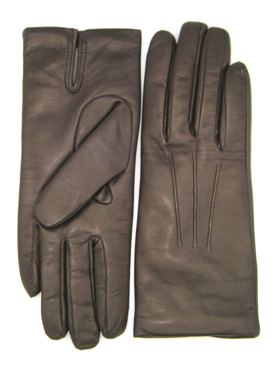 Guanto in Capretto 2bt con 3 cordoni fod. cashmere - T.Moro
