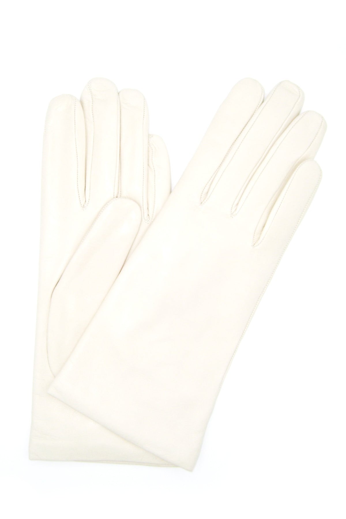 Nappahandschuh mit Kaschmirfutter - Creme