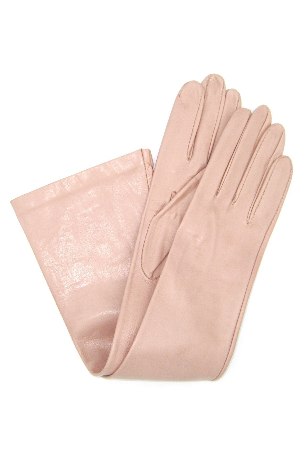 Guanto Nappa lungo foderato seta - Nude