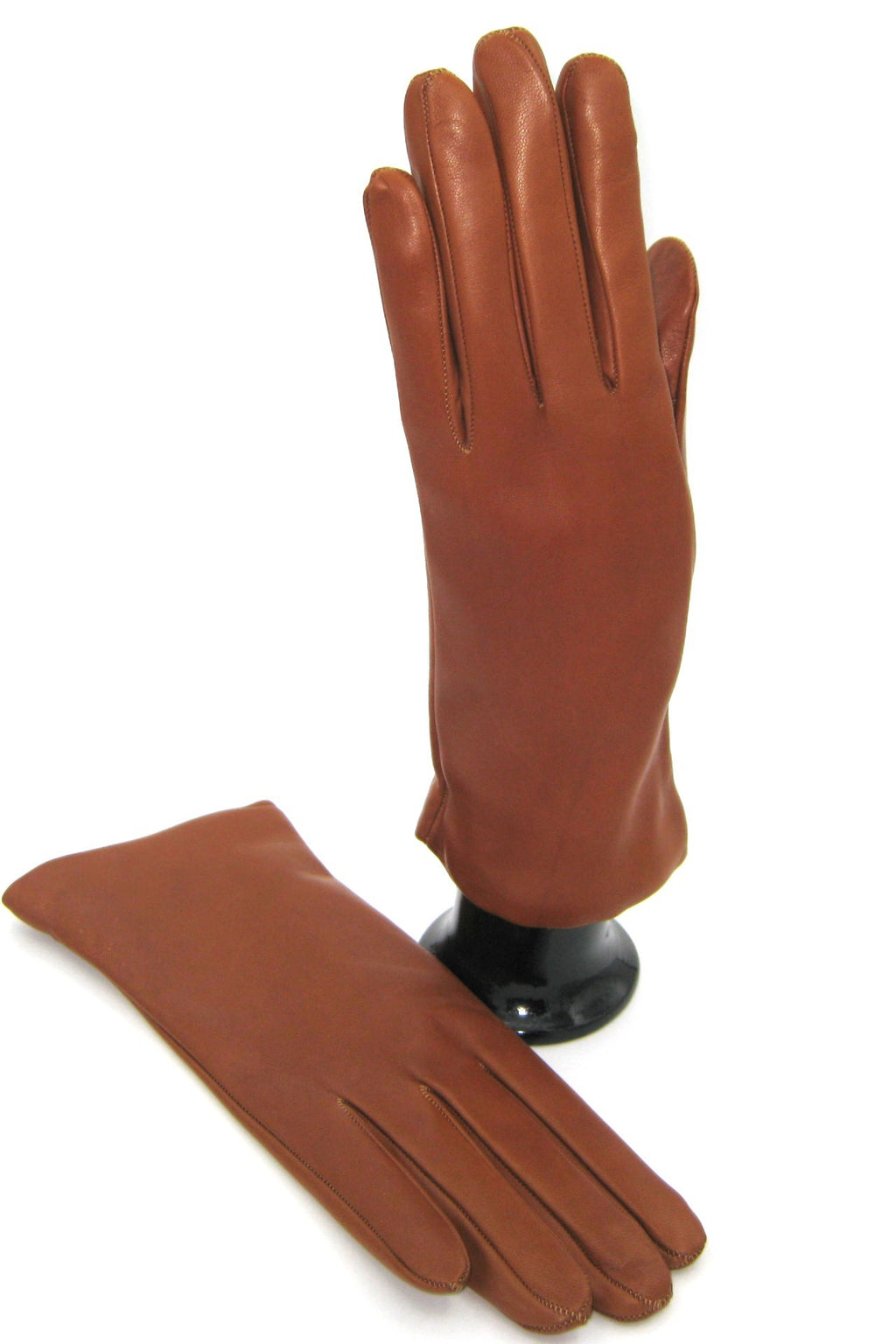 Guanto Nappa foderato cashmere - Tan