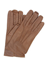 Guanto Nappa foderato cashmere - Tan