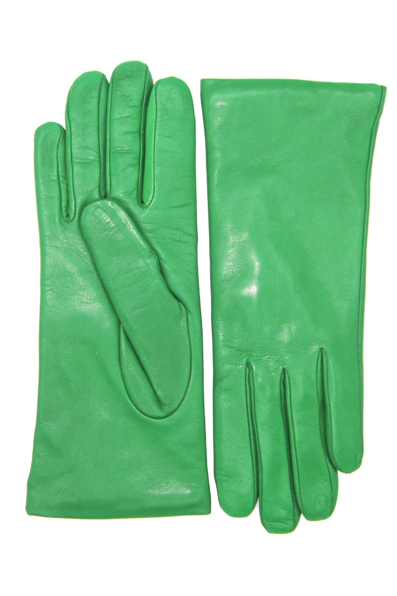 Guanto Nappa foderato cashmere - Verde smeraldo