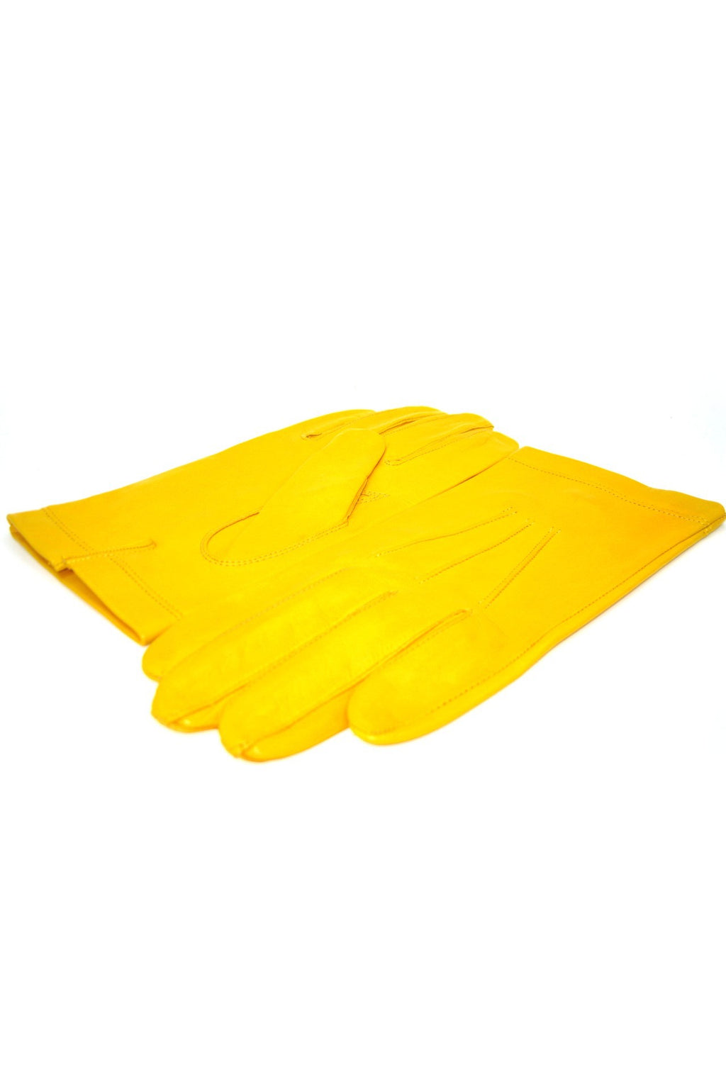 Guanto in Nappa foderato seta - Giallo ocra