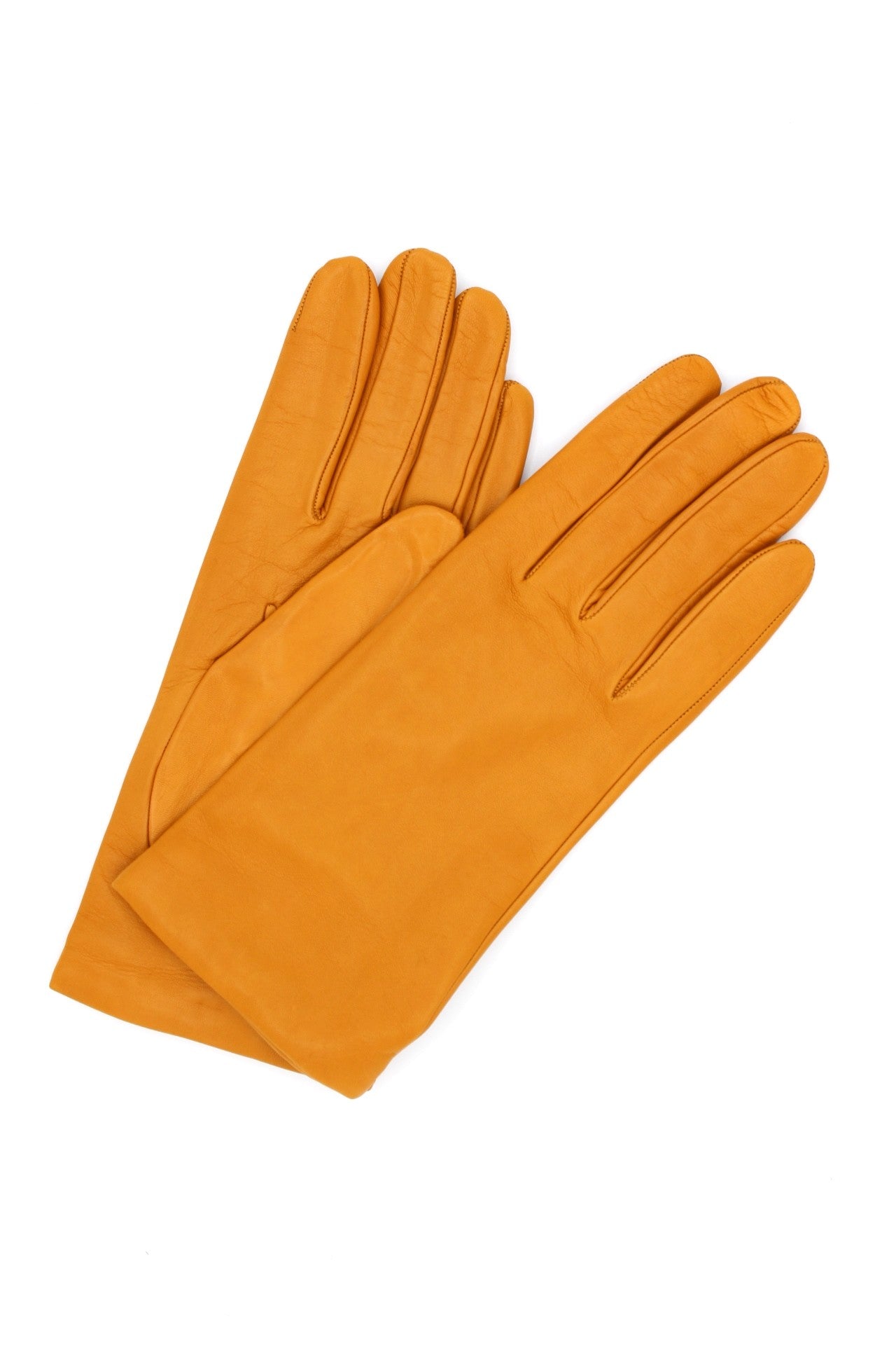 Guanto Nappa foderato cashmere - Old gold