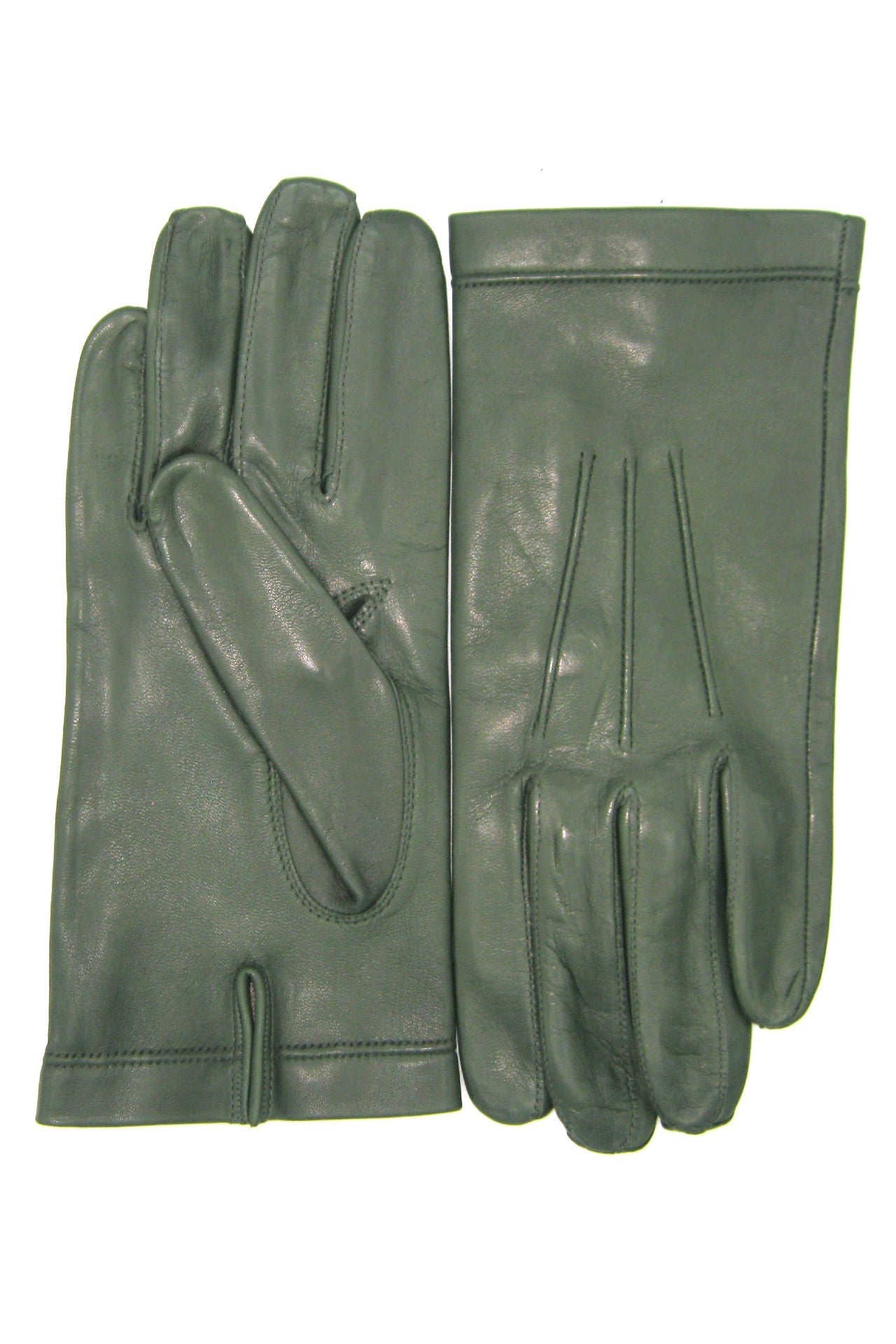 Guanto in nappa foderato seta - Verde scuro