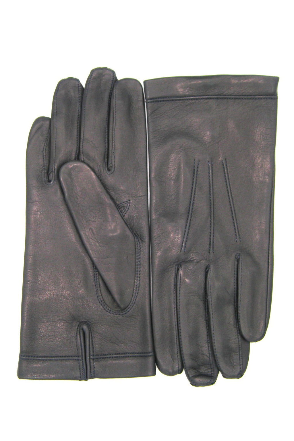 Guanto in nappa foderato seta - Navy