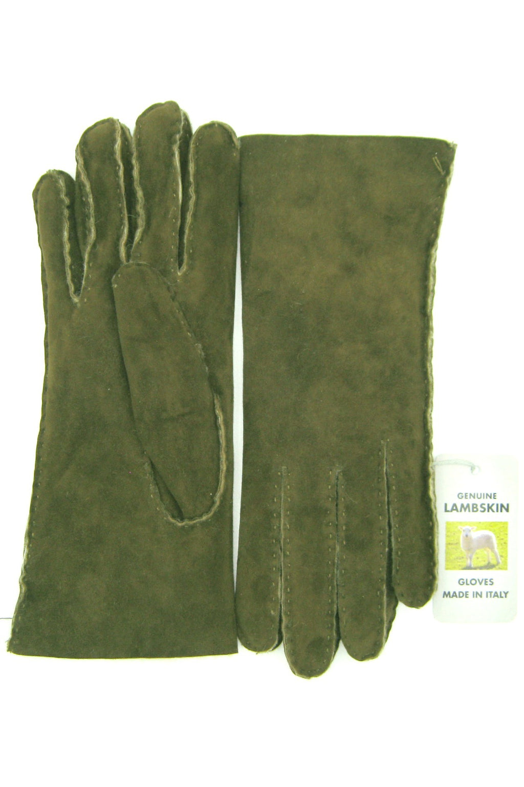 Guanto Montone cucito a mano - Loden