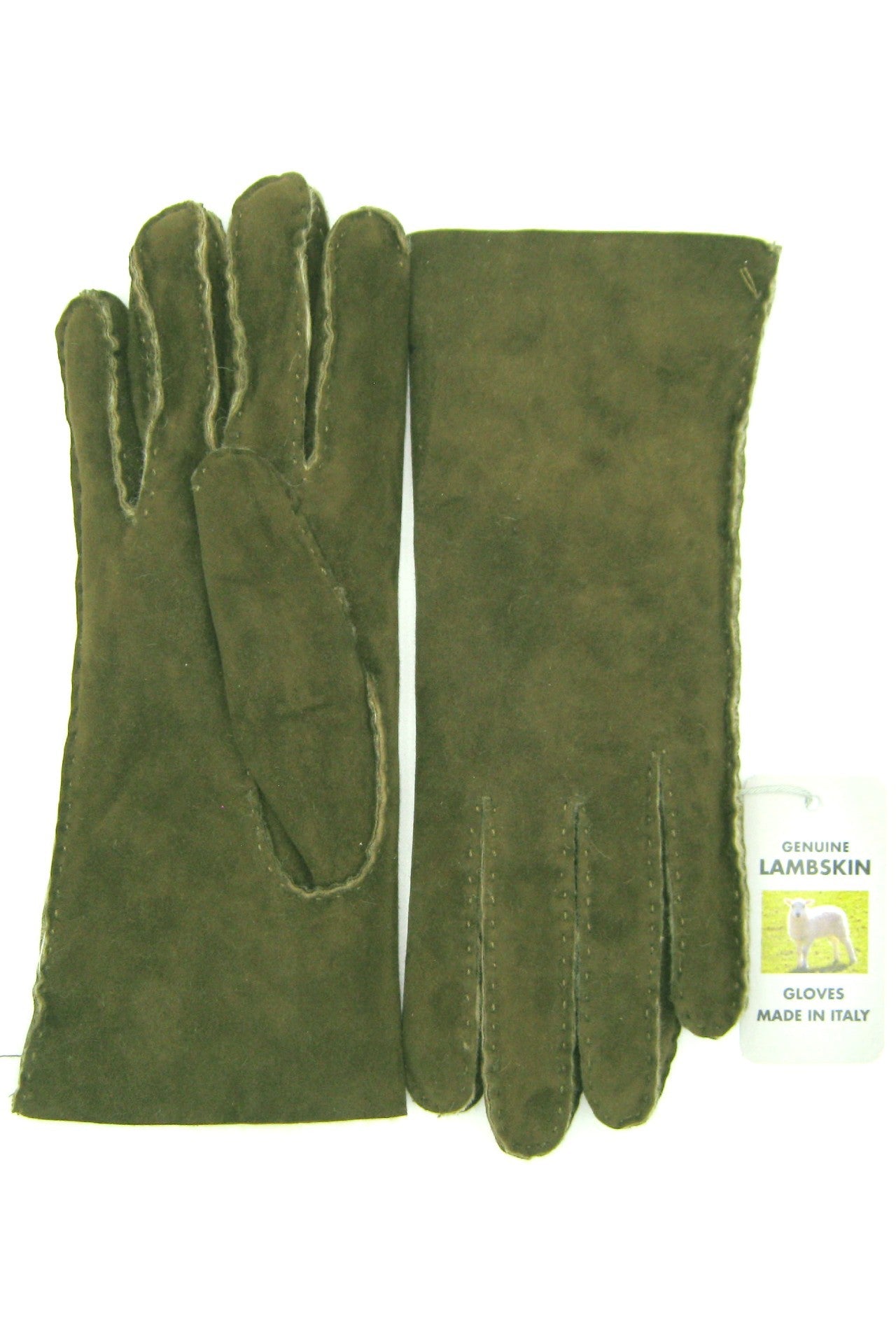 Guanto Montone cucito a mano - Loden