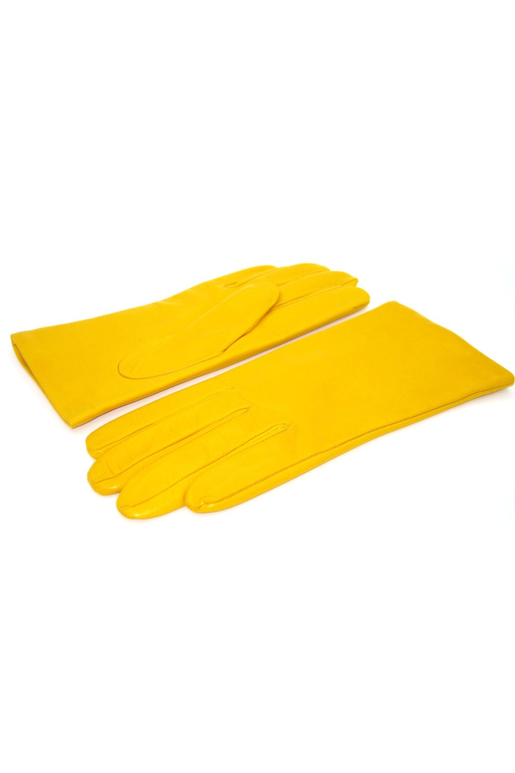 Guanto Nappa foderato cashmere - Giallo ocra