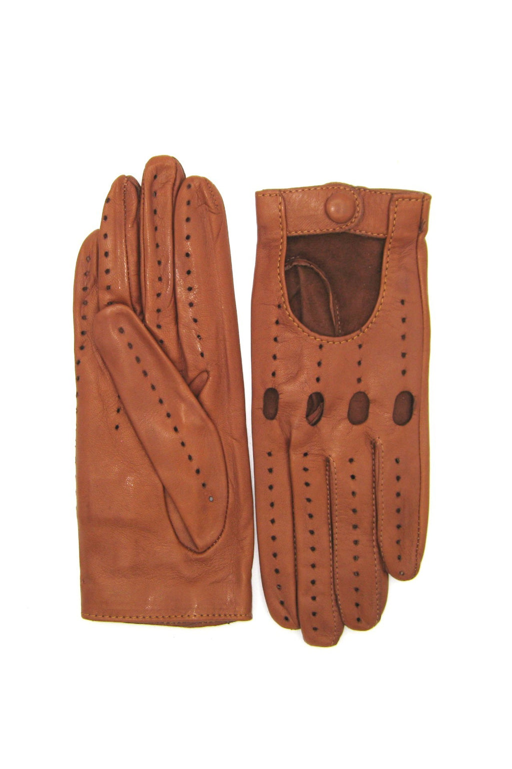Guanto Guida sfoderato dita intere - Tan