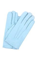 Guanto Nappa foderato cashmere - Celeste