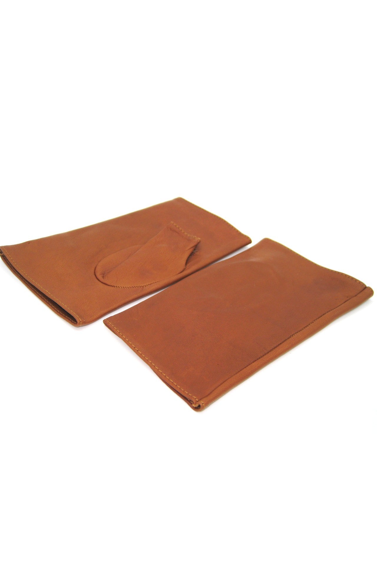 Manicotto in Nappa 2bt foderato seta - Tan