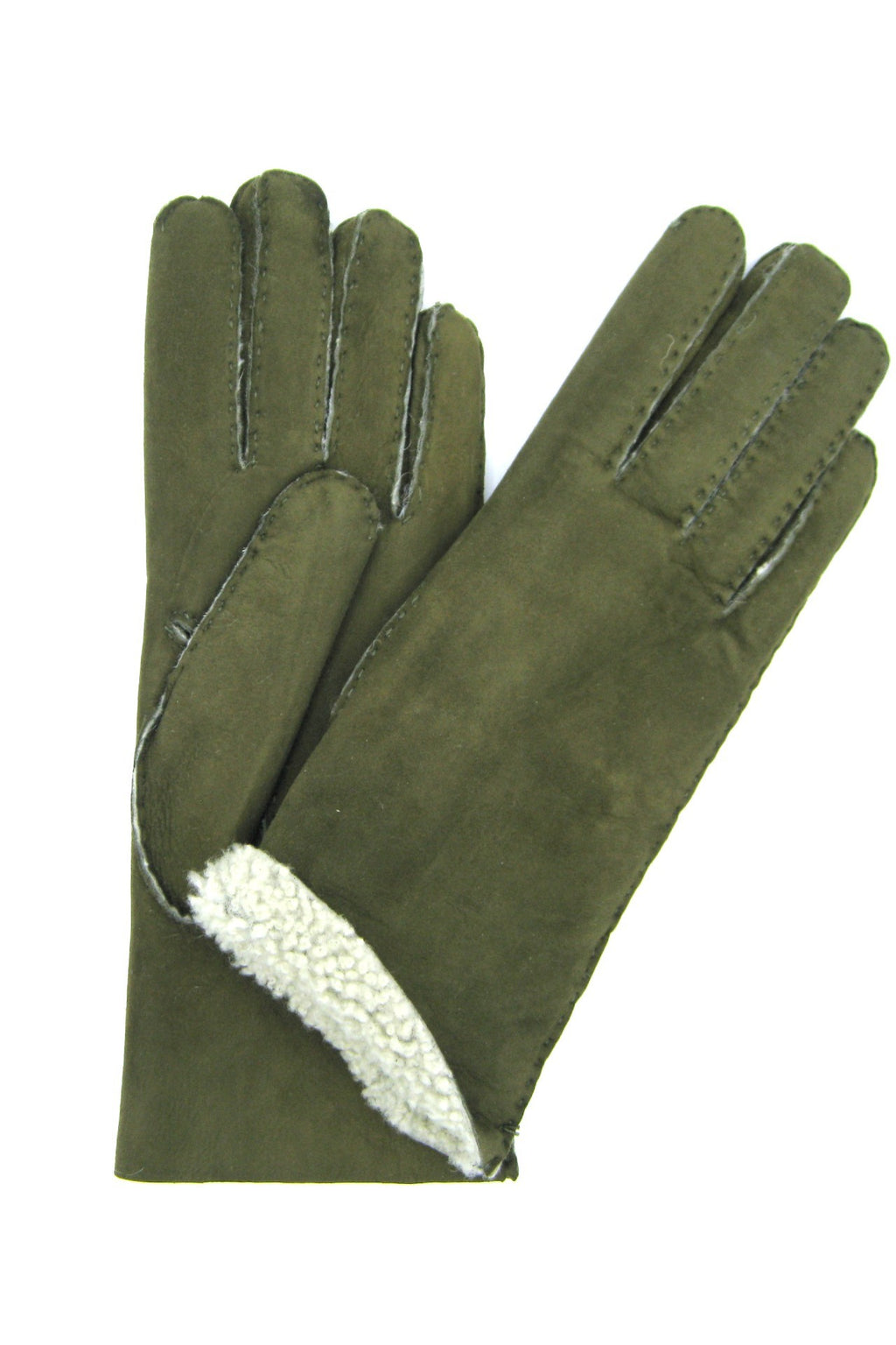 Guanto Montone cucito a mano - Loden