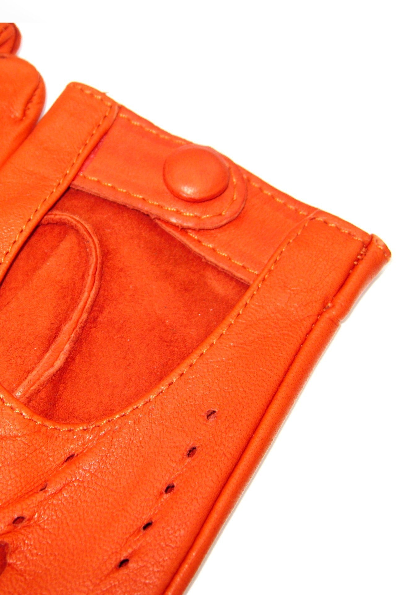 Guanto Guida sfoderato dita intere - Arancio scuro