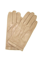 Seidengefütterter Nappahandschuh - Toupe