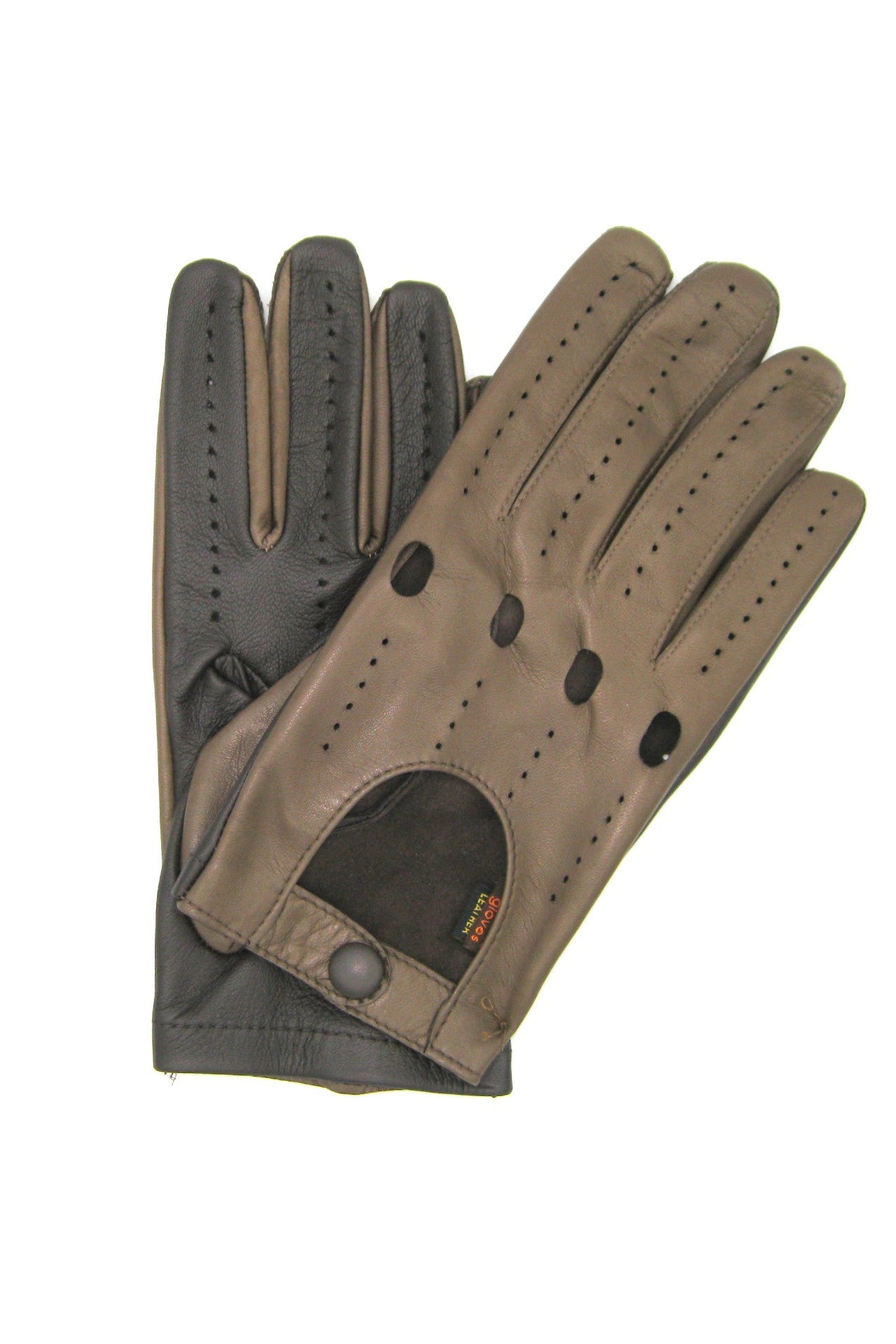 Guanto da guida con palmo touch-screen - Moro/Fango